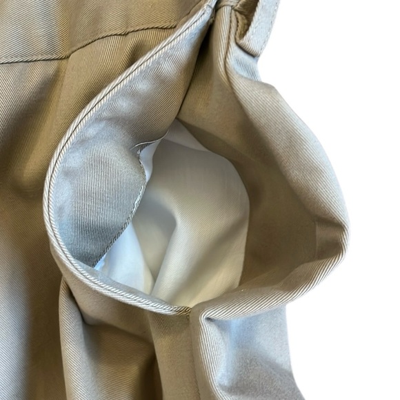 Lands End Chino Pants Traditional Fit Plain Front Straight Leg Comfort 34x33 - Picture 7 of 15